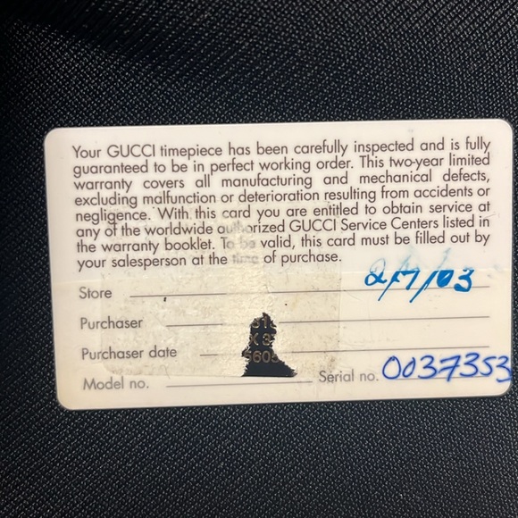 Gucci Diamond Watch Stainless Steel 4600L EUC w boxes & papers extra links - Picture 13 of 14